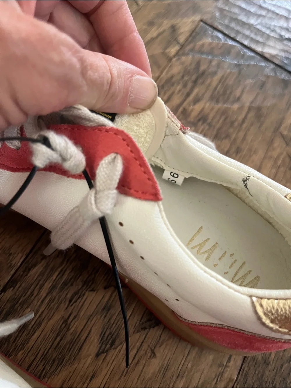 New! (No box)  Mi.iM Avery Glitter Star Sneakers (multiple sizes)